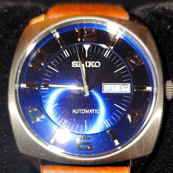Seiko Other - Seiko Men's Recraft Leather Automatic Watch